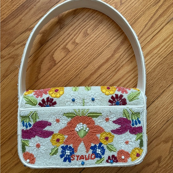 STAUD floral beaded Tommy bag - Picture 4 of 9